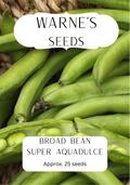 Broad Bean - Super Aquadulce seeds