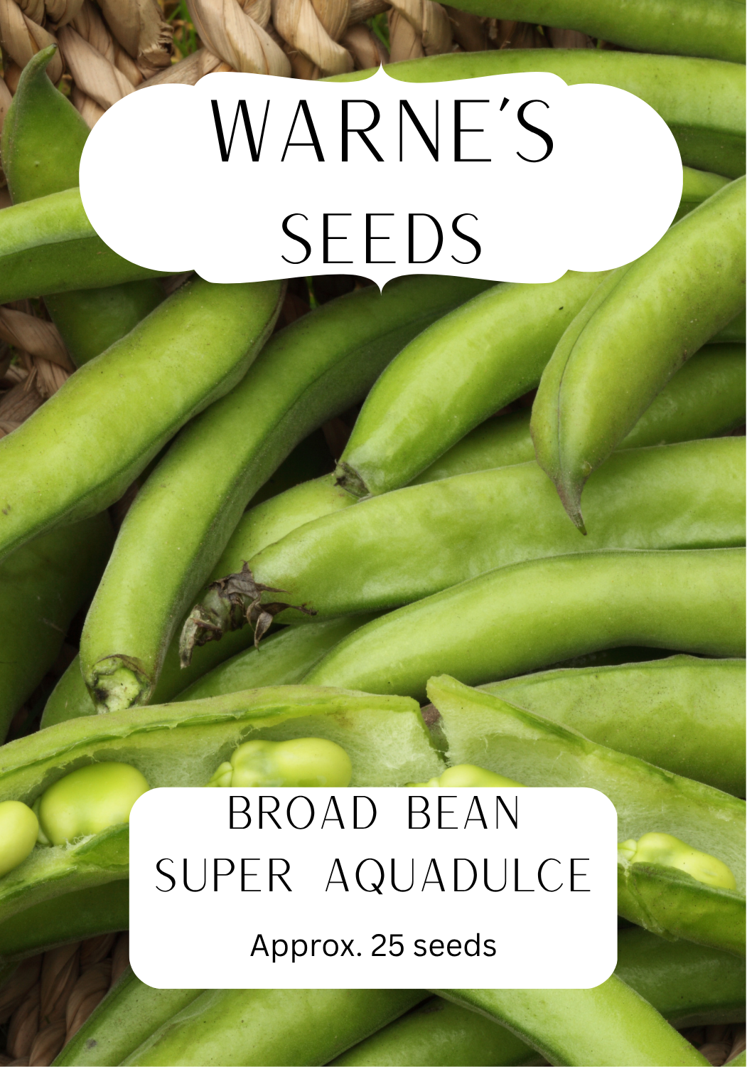 Broad Bean - Super Aquadulce seeds
